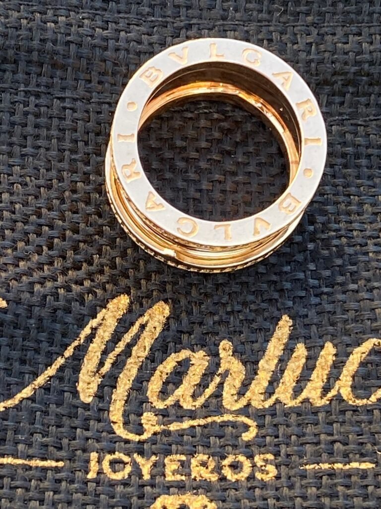 MARLUC Jewelers in NYC 18K GOLD RING bulgari