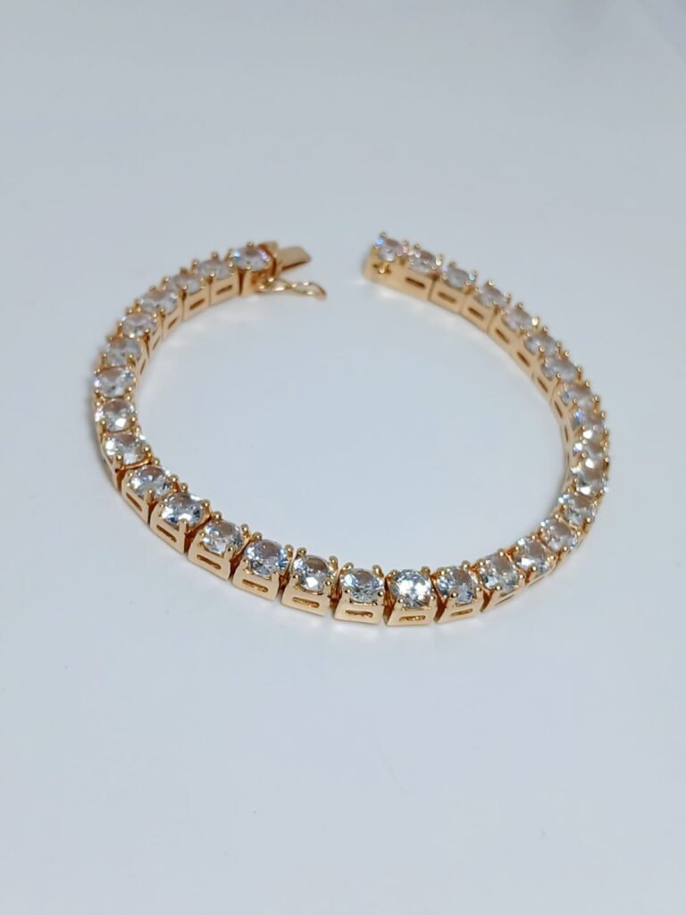 tennis bracelet 18k gold